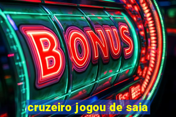 cruzeiro jogou de saia